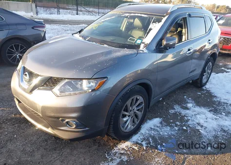 2015 Nissan Rogue Sl z USA, uszkodzony, nr VIN 5N1AT2MV2FC916579